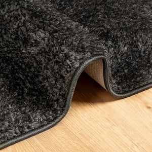 vidaXL Rug ISTAN High Pile Shiny Look Anthracite 100x200 cm