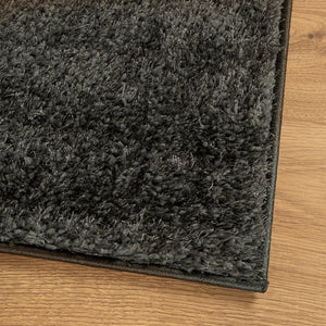 vidaXL Rug ISTAN High Pile Shiny Look Anthracite 140x200 cm