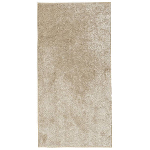 vidaXL Rug ISTAN High Pile Shiny Look Beige 80x150 cm