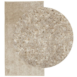 vidaXL Rug ISTAN High Pile Shiny Look Beige 100x200 cm