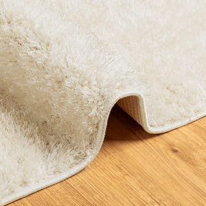 vidaXL Rug ISTAN High Pile Shiny Look Cream 80x150 cm