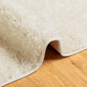 vidaXL Rug ISTAN High Pile Shiny Look Cream 160x230 cm