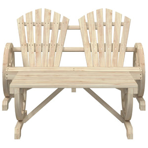 vidaXL 2 Piece Garden Lounge Set Solid Wood Fir