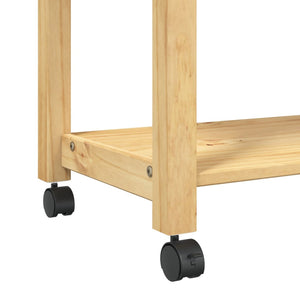 vidaXL Kitchen Trolley MONZA 84x40x90 cm Solid Wood Pine