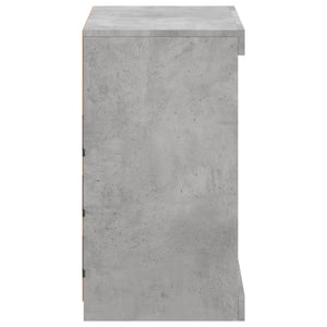 vidaXL Sideboard with LED Lights Concrete Grey 60.5x37x67 cm