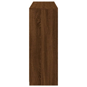 vidaXL Sideboards with LED Lights 3 pcs Brown Oak Engineered Wood