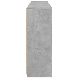 vidaXL Sideboards with LED Lights 3 pcs Concrete Grey Engineered Wood