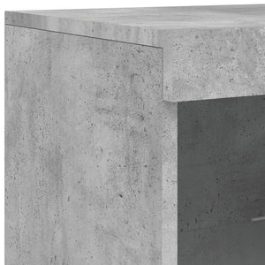 vidaXL Sideboards with LED Lights 3 pcs Concrete Grey Engineered Wood