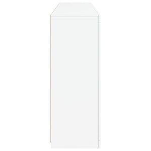 vidaXL Sideboard with LED Lights White 162x37x100 cm