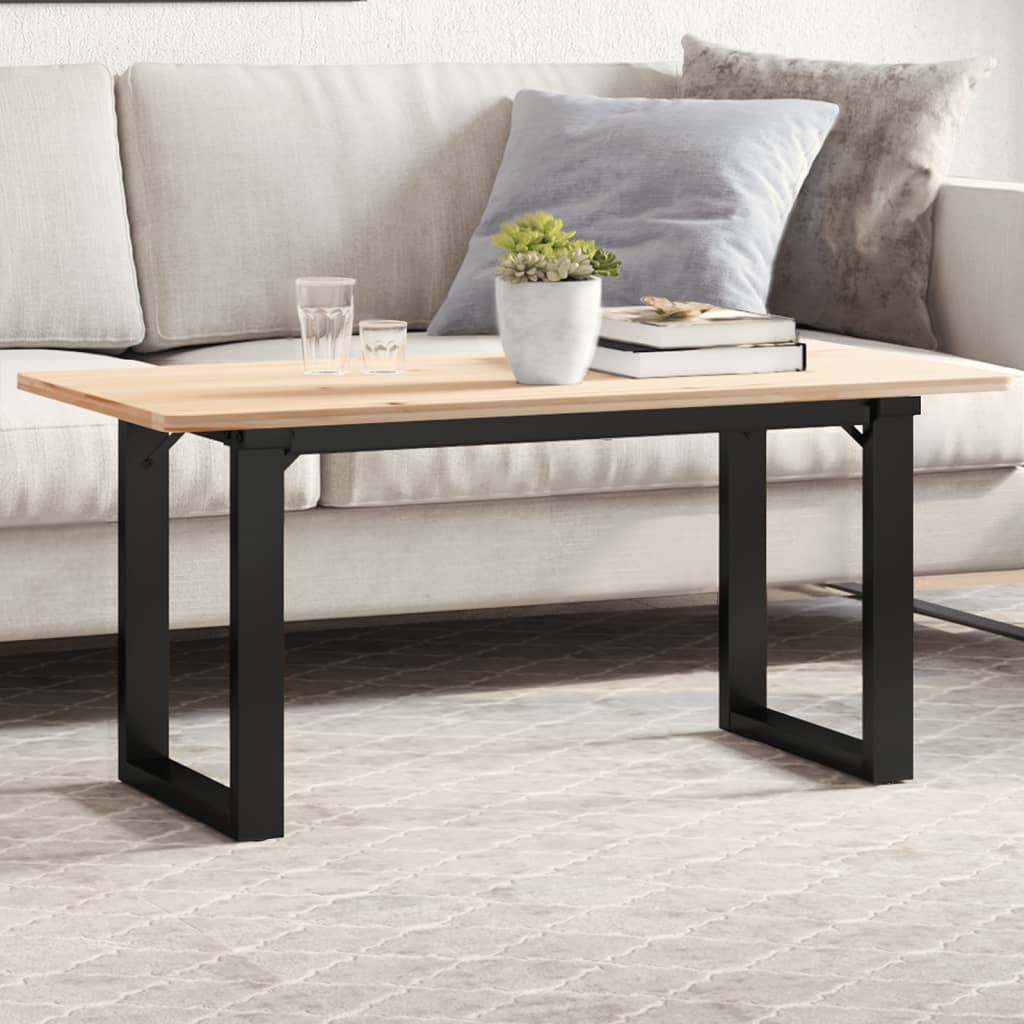 vidaXL Coffee Table Legs O-Frame 70x30x43 cm Steel