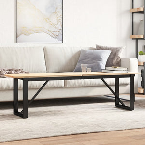 vidaXL Coffee Table Legs O-Frame 140x30x43 cm Cast Iron