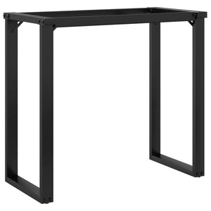 vidaXL Dining Table Legs O-Frame 80x40x73 cm Steel