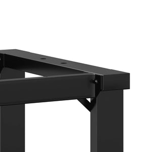 vidaXL Dining Table Legs O-Frame 80x40x73 cm Steel
