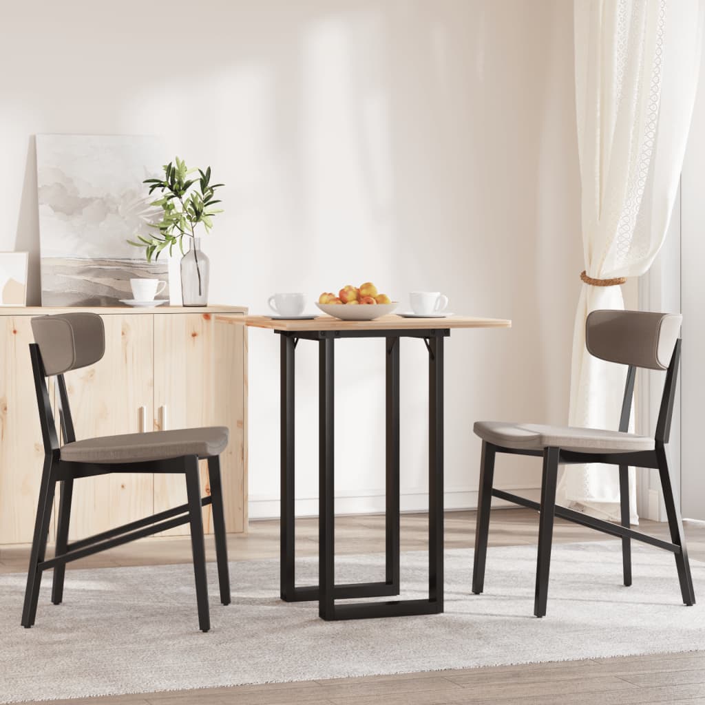 vidaXL Dining Table Legs O-Frame 80x40x73 cm Steel