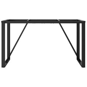 vidaXL Dining Table Legs O-Frame 120x60x73 cm Cast Iron