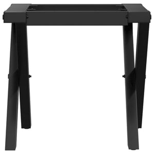 vidaXL Coffee Table Legs X-Frame 30x30x33 cm Cast Iron