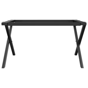 vidaXL Coffee Table Legs X-Frame 70x60x43 cm Cast Iron