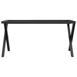 vidaXL Coffee Table Legs X-Frame 70x30x43 cm Cast Iron