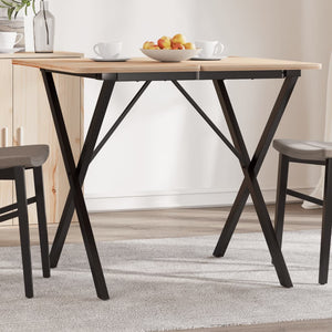 vidaXL Dining Table Legs X-Frame 60x60x73 cm Cast Iron