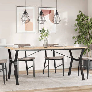 vidaXL Dining Table Legs Y-Frame 160x80x73 cm Cast Iron