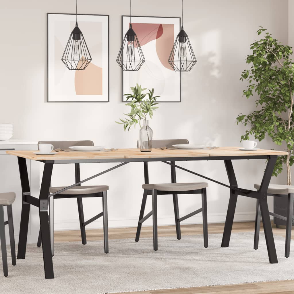 vidaXL Dining Table Legs Y-Frame 160x80x73 cm Cast Iron