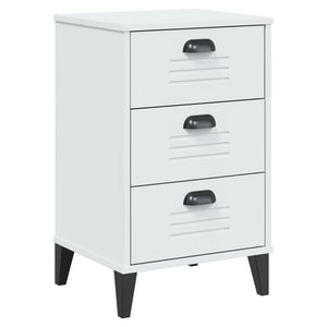 vidaXL Bedside Cabinet VIKEN White Engineered Wood