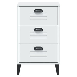 vidaXL Bedside Cabinet VIKEN White Engineered Wood