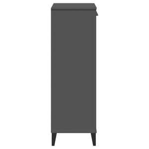 vidaXL Shoe Cabinet VIKEN Anthracite Grey Engineered Wood