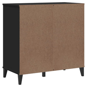 vidaXL Sideboard VIKEN Black 80x40x80 cm Engineered Wood