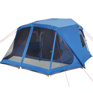 vidaXL Family Tent 10-Person Blue Quick Release Waterproof