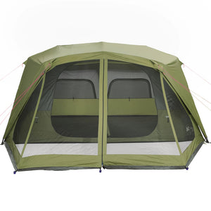 vidaXL Family Tent 10-Person Green Quick Release Waterproof