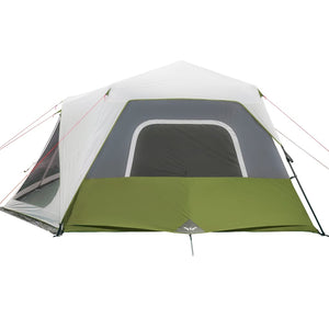 vidaXL Family Tent with LED 10-Person Light Green Quick Release