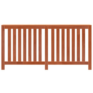 vidaXL Radiator Cover Wax Brown 169x19x84 cm Solid Wood Pine