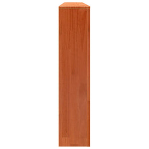 vidaXL Radiator Cover Wax Brown 169x19x84 cm Solid Wood Pine