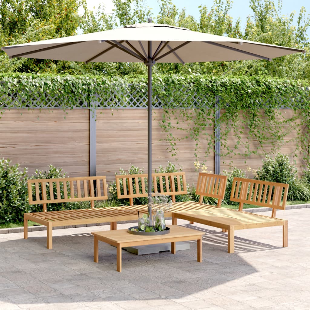 vidaXL 4 Piece Garden Pallet Sofa Set Solid Wood Acacia