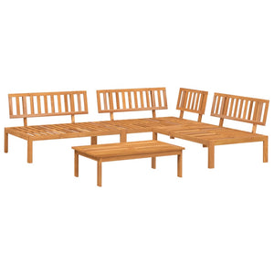 vidaXL 4 Piece Garden Pallet Sofa Set Solid Wood Acacia