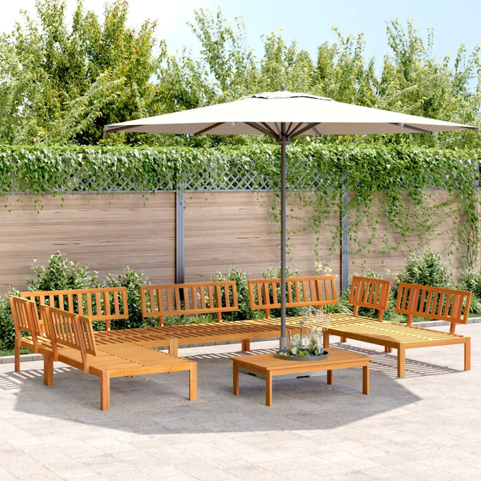 vidaXL 6 Piece Garden Pallet Sofa Set Solid Wood Acacia