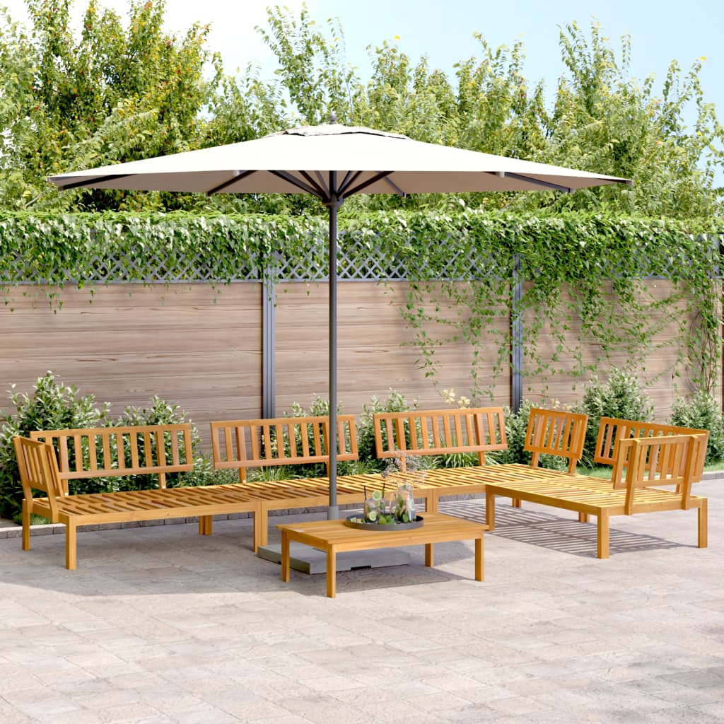 vidaXL 5 Piece Garden Pallet Sofa Set Solid Wood Acacia