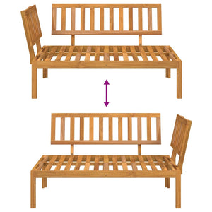 vidaXL Garden Pallet Corner Sofa Solid Wood Acacia