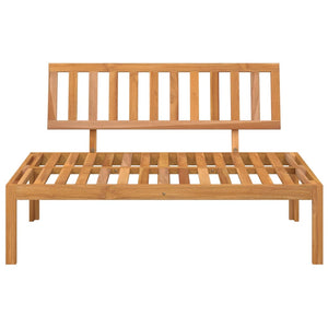 vidaXL Garden Pallet Middle Sofa Solid Wood Acacia