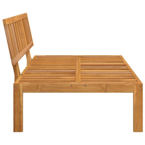 vidaXL Garden Pallet Middle Sofa Solid Wood Acacia