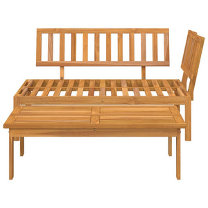 vidaXL Garden Pallet Sofa Set 2 pcs Solid Wood Acacia