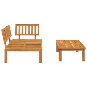 vidaXL Garden Pallet Sofa Set 2 pcs Solid Wood Acacia