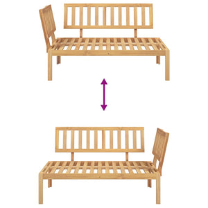 vidaXL Garden Pallet Corner Sofa Solid Wood Acacia