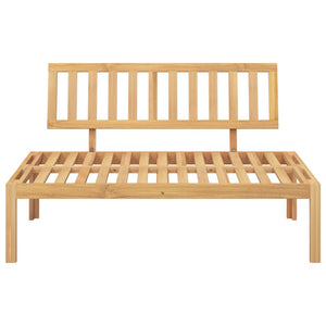 vidaXL Garden Pallet Middle Sofa Solid Wood Acacia