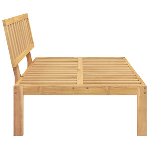 vidaXL Garden Pallet Middle Sofa Solid Wood Acacia