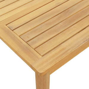 vidaXL Garden Table 100x60x30 cm Solid Wood Acacia