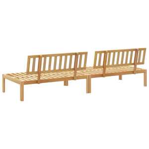 vidaXL Garden Pallet Middle Sofas 2 pcs Solid Wood Acacia