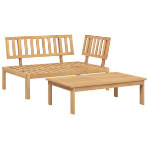 vidaXL Garden Pallet Sofa Set 2 pcs Solid Wood Acacia