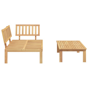 vidaXL Garden Pallet Sofa Set 2 pcs Solid Wood Acacia